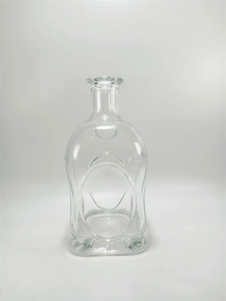 Empty Vodka Gin Rum Bottle 750ml Glass Tequila Whisky Liquor Bottle Wholesale